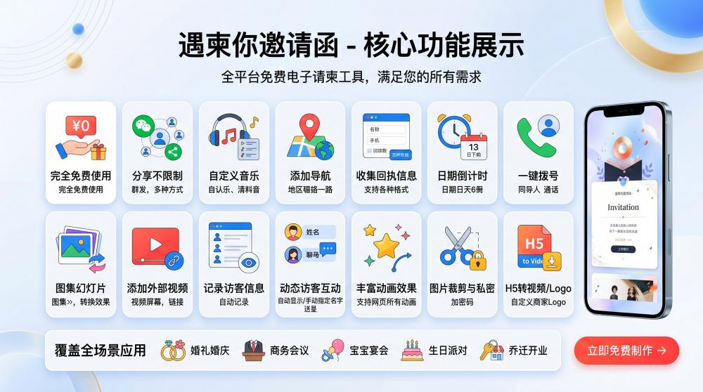 新手零门槛电子请柬制作，一看就会超简单